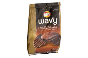 Lay's Wavy Potato Chips Covered in Milk Chocolate
