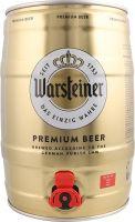 Пиво 5л 4.8% світле пастеризоване Premium Beer Warsteiner з/б
