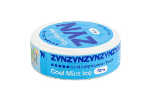 Подушечки никотиносодержащие 13.5мг ZYN Slim Cool Mint Ice 20х0.7г