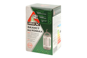 Світильник д/знищення комах LED з акумулятором 3Вт Irex