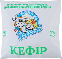 Кефир 1% Угринів Молоко м/у 400г