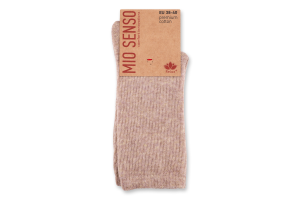 Шкарпетки жін. MioSenso C631RF беж.-меланж р.38-40