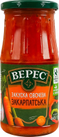 Закуска овощная стерилизованная Закарпатская Верес с/б 445г