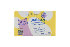 Масло солодковершкове MiMiMilk Екстра 82%