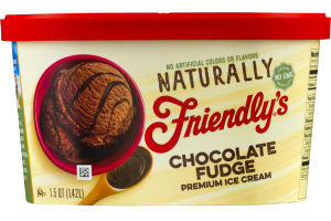 Friendly's Naturally Chocolate Fudge Premium Ice Cream
