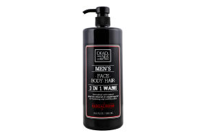 Гель для душа, волос и лица 3в1 Sandalwood Men's Dead Sea Collection 1л