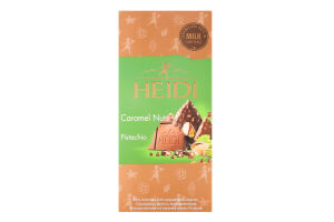 Шоколад мол.Caramel Nuts з фіст.Heidi80г