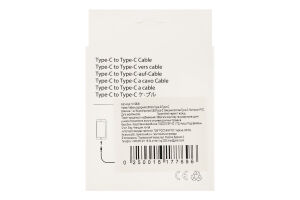 Кабель зарядний USB 2А Type-C/Type-C