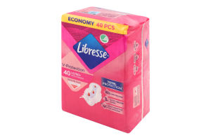 Прокладки гігієнічні ультратонкі Ultra+ Libresse 40шт