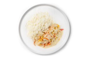 Фрикасе з курки з рисом