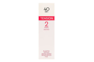 Шкарпетки жіночі Conte elegant Tension 40den 23-25 natural 2пари