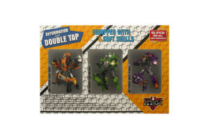 Игрушка бластер трансформер 6 патронов HW-501A