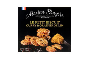 Печиво Maison Bruyere з каррі та насінням льону