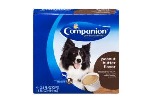 Companion Frozen Dog Treats Peanut Butter - 4 CT