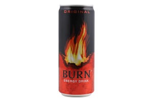 Напій енергетичний безалкогольний сильногазований Original Burn з/б 250мл