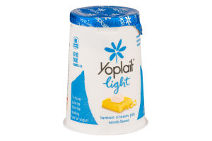 Yoplait Light Fat Free Yogurt Lemon Cream Pie