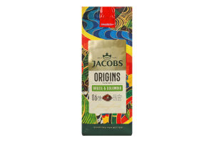 Кофе натуральный жареный молотый Brazil&Colombia Origins Jacobs м/у 200г