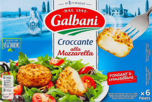 Полуфабрикат для запекания в панировке Кроканте с сыром Моцарелла Galbani к/у 6х25г