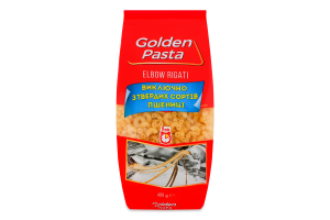 Изделия макаронные группа А класс экстра Рожки маленькие Golden Pasta м/у 400г