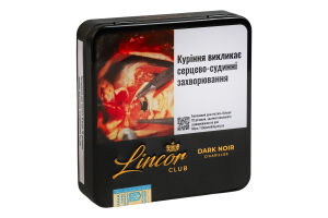 Сигарили з фільтром Lincor Dark Noir з/б 20шт