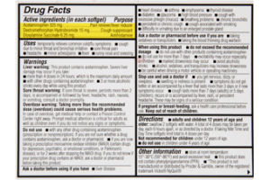 CareOne Nite Time Multi-Symptom Liquid Caps Cold/Flu Relief - 12 CT