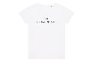 Футболка жін Sol's Pioneer I'am Ukrainian білий M