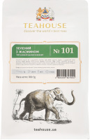 Чай зеленый ароматизированный с жасмином №101 Teahouse м/у 100г
