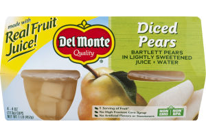 Del Monte Diced Pears - 4 CT