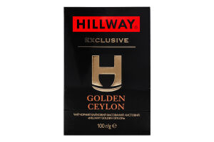 Чай черный байховый листовой Golden Ceylon Exclusive Hillway в/с к/у 100г