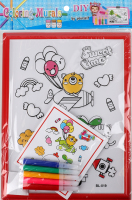 Набір для творчості 19х24см №BL-019 Розмальовка Greenwich Products Co. Limited 7шт