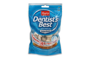 Hartz Dentist's Best Dental Rawhide Chew With Denta Shield Beef Flavored Small Dogs- 10 CT