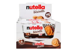 Печенье с начинкой из ореховой пасты и какао Biscuits Nutella м/у 41.4г
