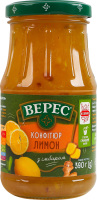 Конфітюр стерилізований Лимон з імбиром Верес с/б 390г
