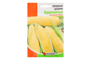 Насіння Кукуруза цукрова Брусниця пакет гігант 20г Яскрава