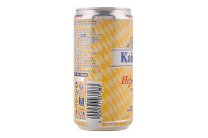 Пиво 0.25л 4.7% світле пшеничне нефільтроване непастеризоване Hefe-Weisbier Kaiserdom з/б