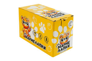 Мармелад желейний з вітаміном С Мармелапки Jelly Paws к/у 18х40г в асорт