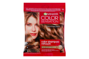 Крем-краска для волос без аммиака Color sensation Color shampoo retouch 7.0 Garnier 1шт