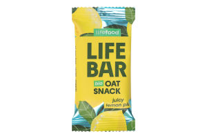 Батончик Lifebar вівсян смак лимон пирога органіч