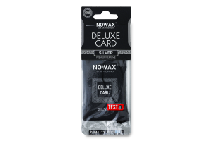 Ароматизатор целюлозний Nowax Delux Card целюлозний Silver