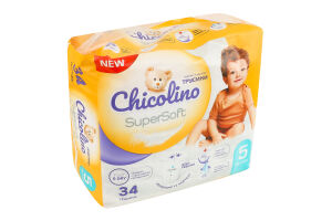 Трусики-подгузники для детей 12-17кг 5 Super Soft Chicolino 34шт