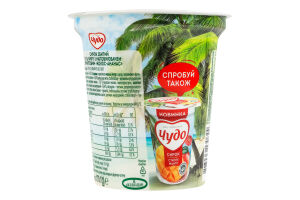 Творожок 5% взбитый с наполнителем фруктовым Кокос-ананас Чудо ст 170г