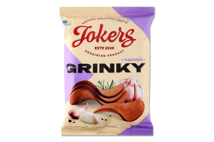 Гренки ржано-пшеничные Чеснок Jokers м/у 80г