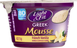 Dannon Light & Fit Greek Mousse Nonfat Yogurt French Vanilla