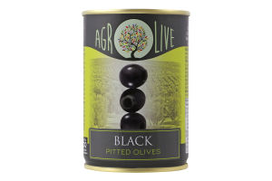 Оливки черные без косточек Agrolive ж/б 280г