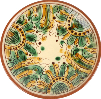 Тарілочка Квіти Косівська Майстерня кераміки Горно 1шт