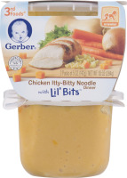 Gerber 3rd Foods Chicken Itty-Bitty Noodle With Lil' Bits Dinner - 2 PK