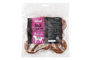 Ласощі для собак Качине філе на кільці з пресованої шкіри Snack AnimAll м/у 500г