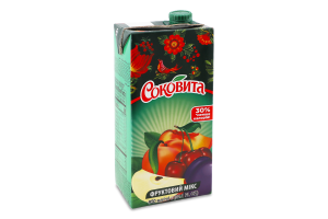 Напиток сокосодержащий мультивитаминный с мякотью Соковита т/п 0.95л