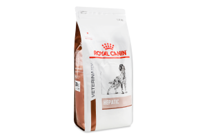 Корм сухой для взрослых собак полнорационный диетический Hepatic Royal Canin м/у 1.5кг