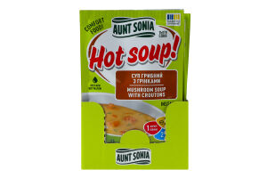 Суп грибной с гренками Hot soup! Aunt Sonia м/у 15г